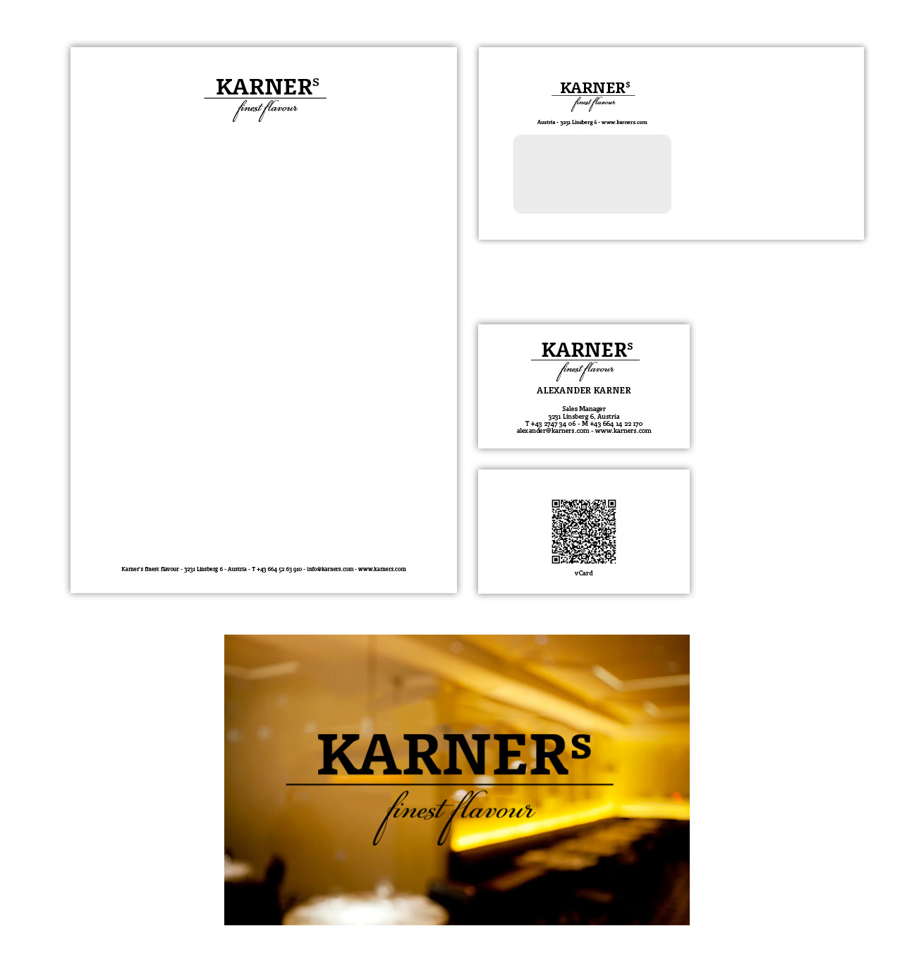Karners Brand Design Drucksorten Korrespondenz