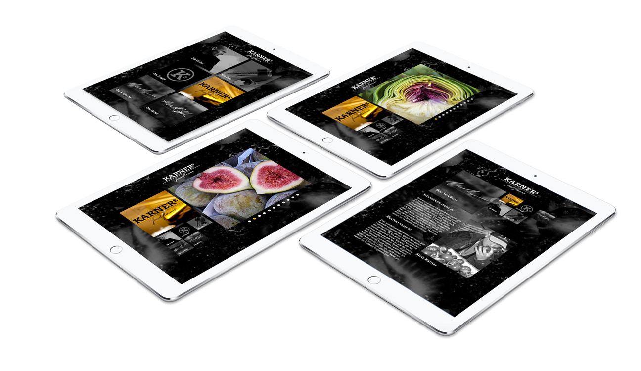 Karners Responsive Webdesign Tablet