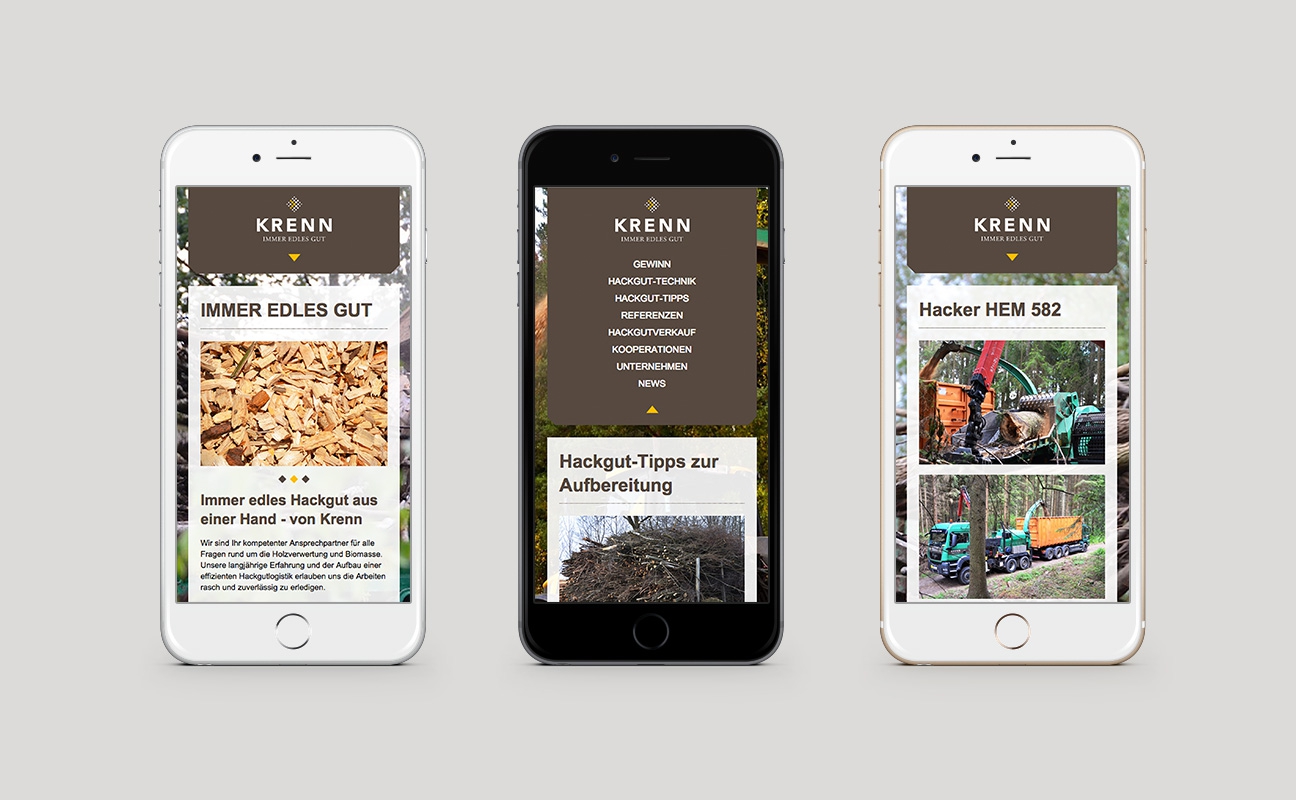 Krenn Responsive Website Mobile