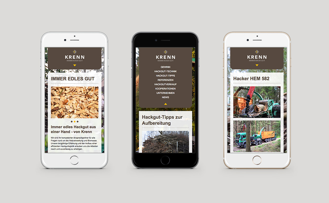 Krenn Responsive Website Mobile