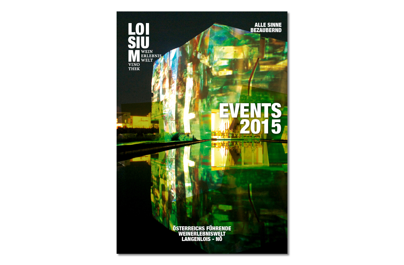 Loisium Folder Titelseite Events