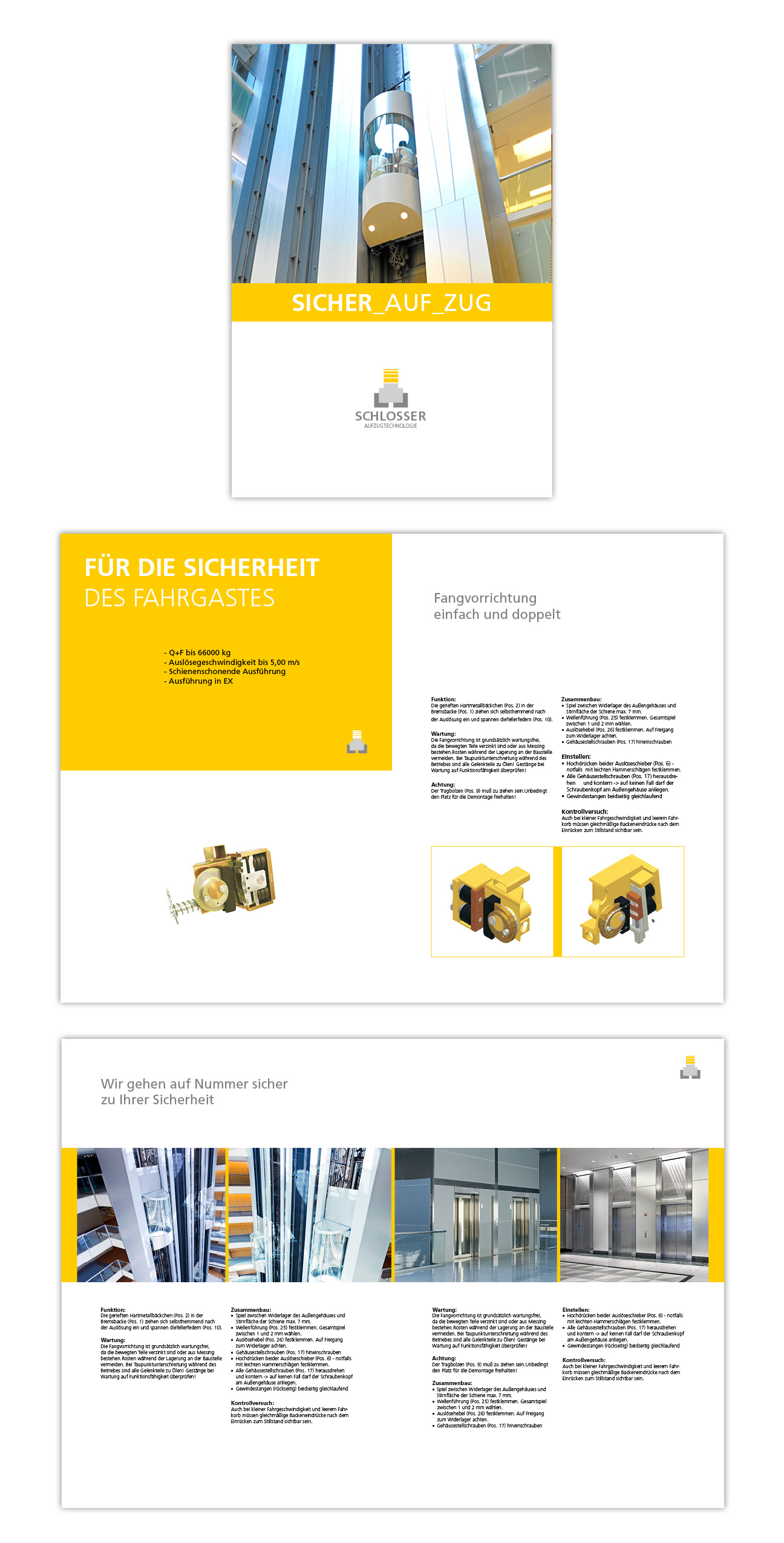 Schlosser Corporate Design Image Prospekt