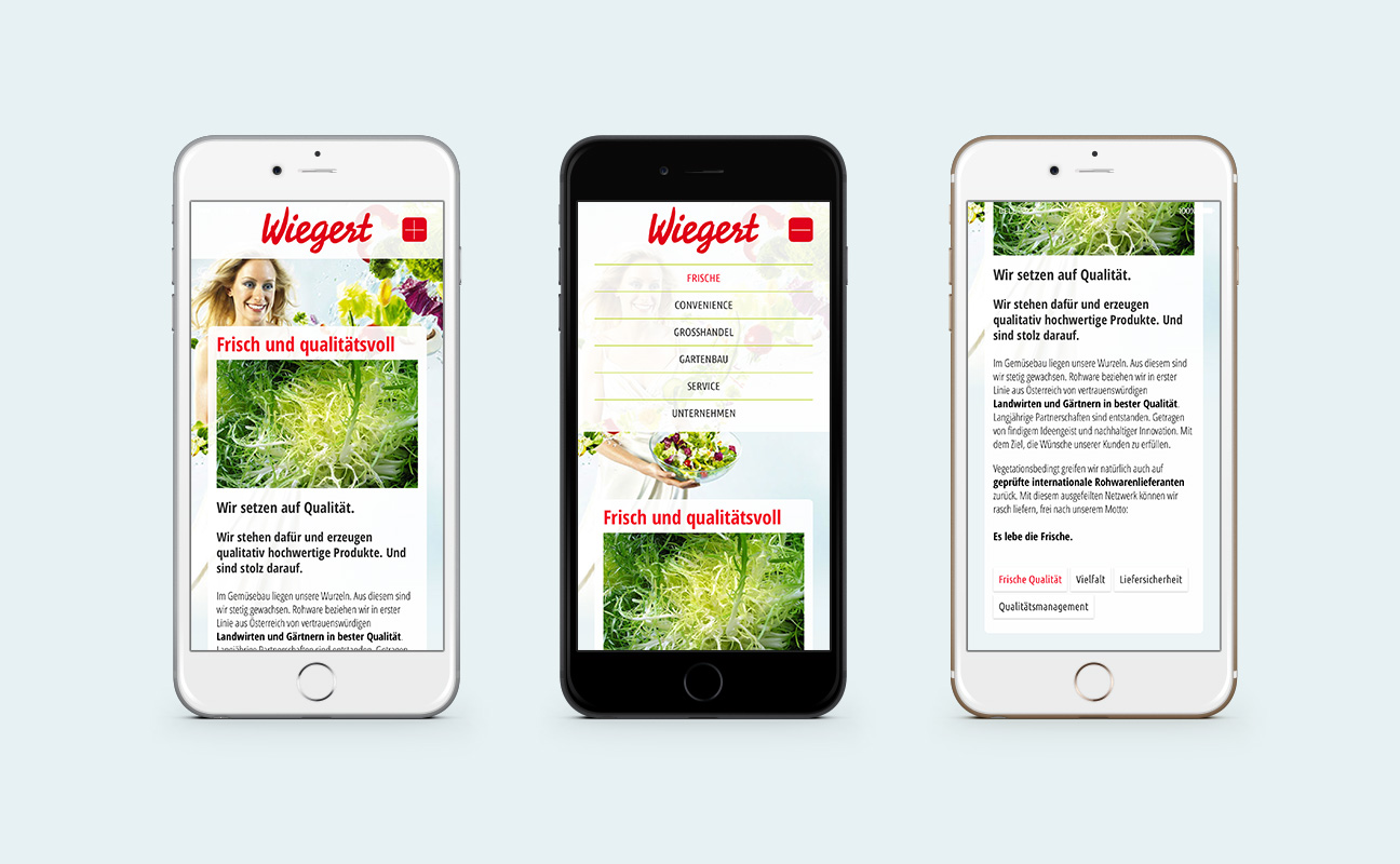 Wiegert Responsive Webdesign Mobile Navigation